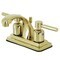 Kingston Brass KB4642DL 4-Inch Centerset Bathroom Faucet with Retail Pop-Up, Polished Brass KB4642DL - alternate 1